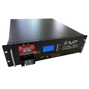 Bateria de Litio MP 51.2V 100Ah (5.12 kWh) LiFePO4 para Rack 19" 3U BMS y Comunicación RS485/CAN