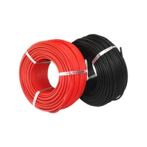 Cable Solar Fotovoltaico 4mm ROJO Doble Aislamiento y Resistente UV