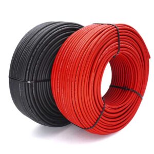 Cable Solar Fotovoltaico 6mm ROJO Doble Aislamiento y Resistente UV