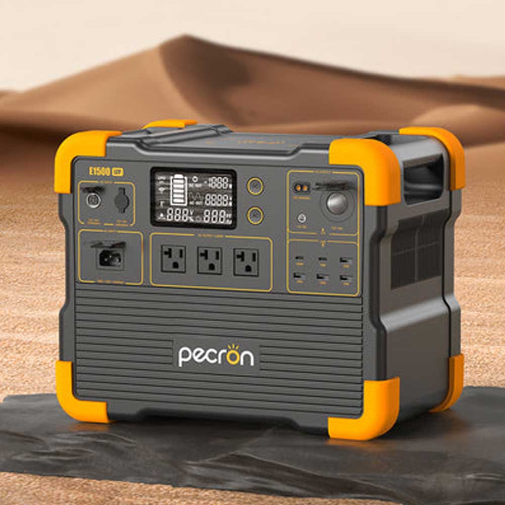Estación de Energia PECRON E1500LFP | 2200W 1536Wh LiFePO | Expandible a 7680Wh con Carga Ultra Rapida - Imagen 3