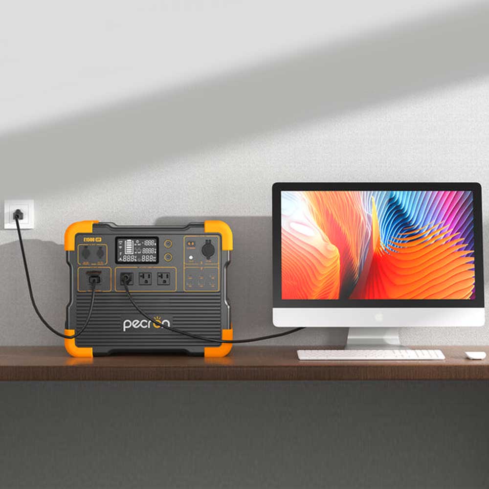 Estación de Energia PECRON E1500LFP | 2200W 1536Wh LiFePO | Expandible a 7680Wh con Carga Ultra Rapida - Imagen 4