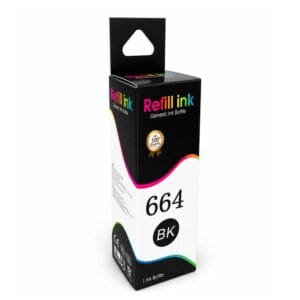 Tinta pomo PrinterS p/Epson 664 - Negro