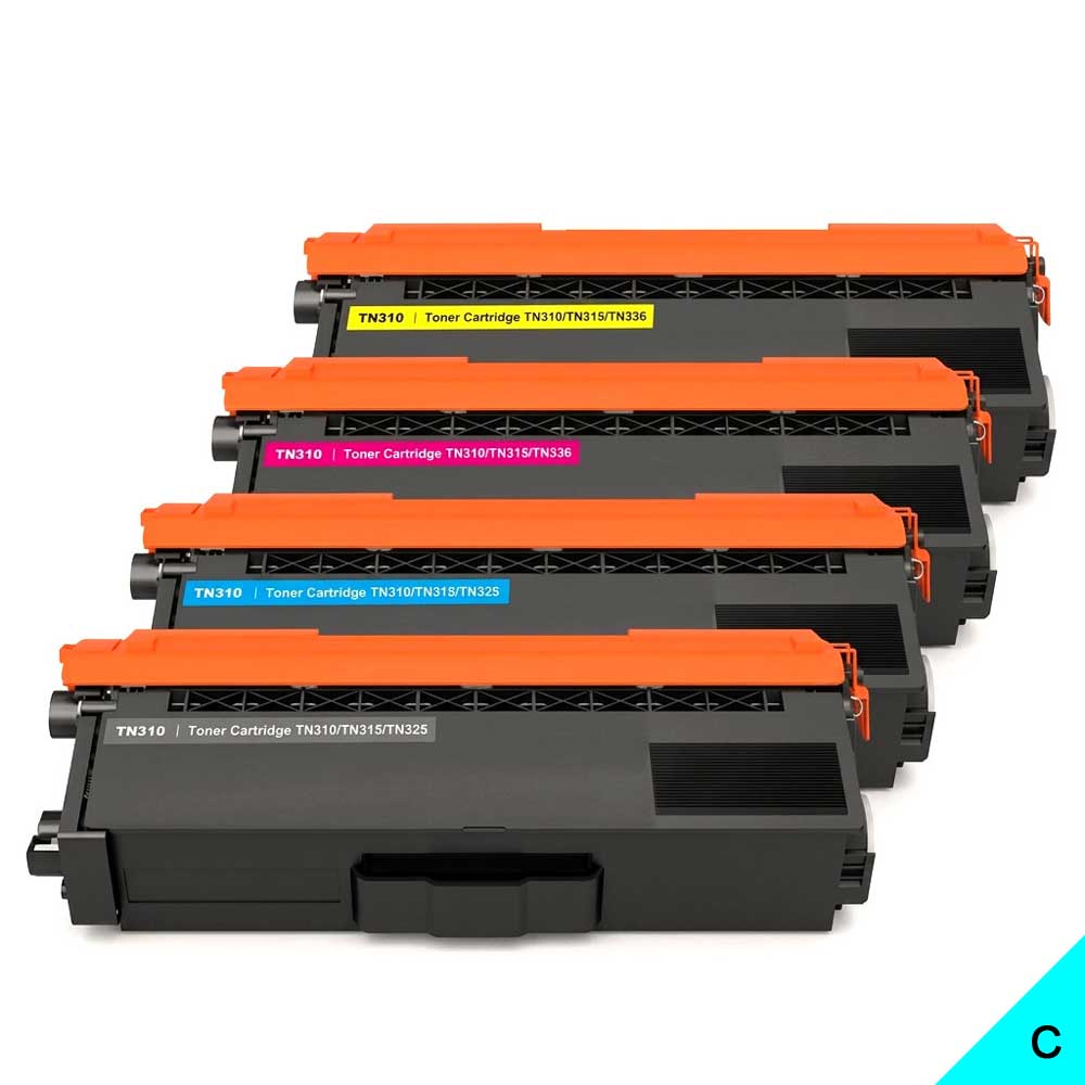 TONER PrinterS XXL p/BROTHER TN-315,325,345,375,395 C CYAN