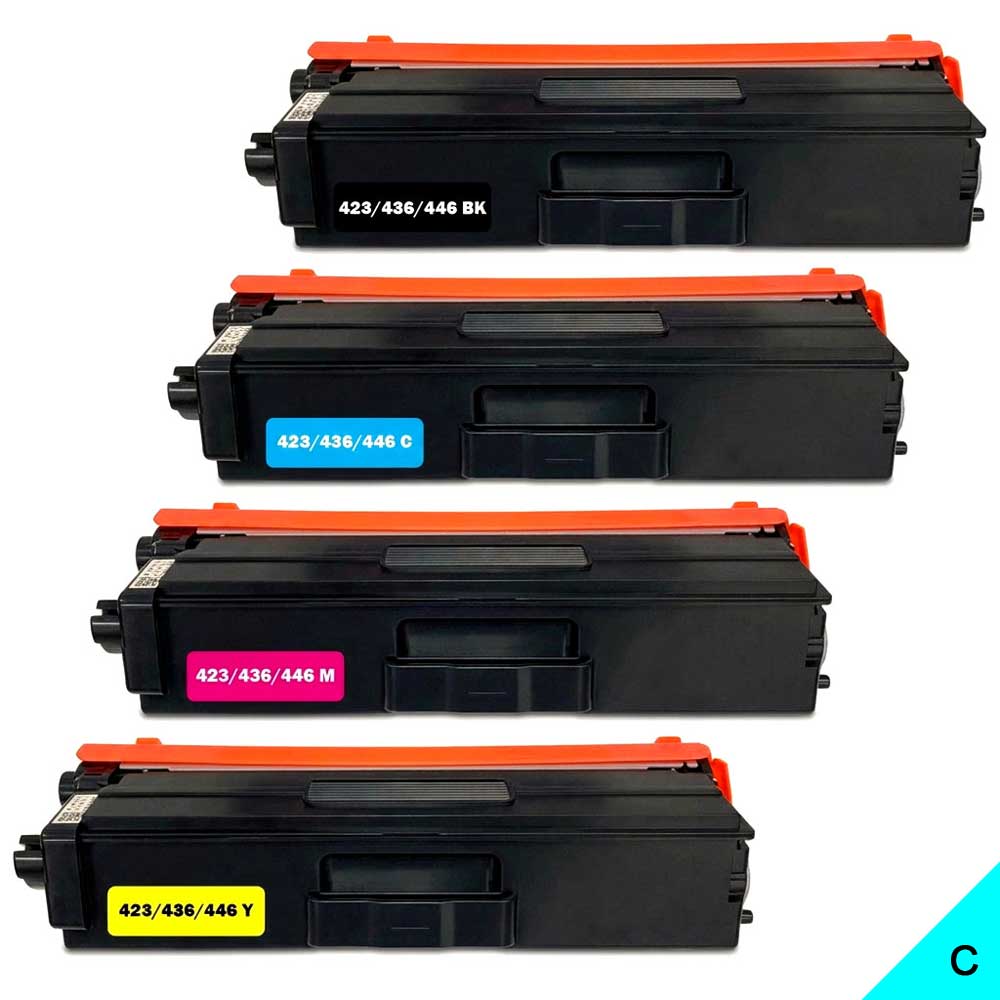 TONER PrinterS XXL p/BROTHER TN-426/436/446C CYAN