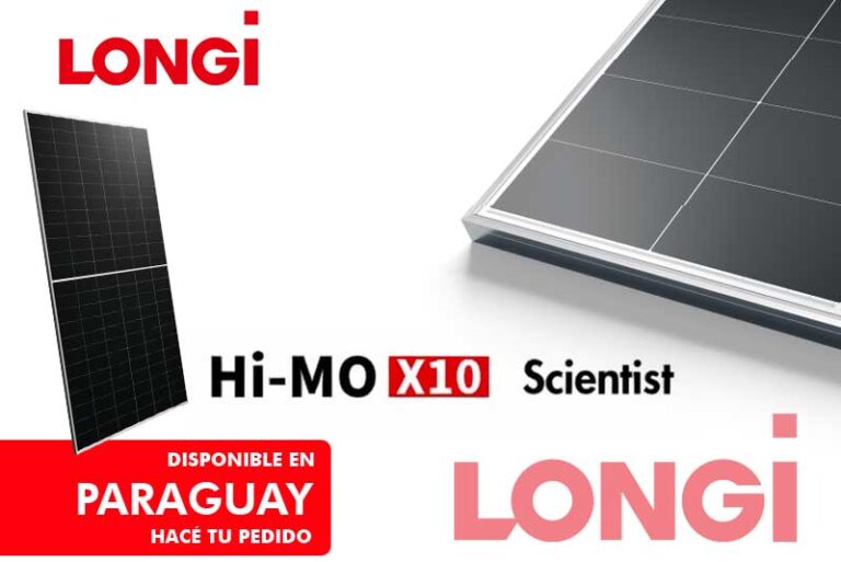 Panel Solar LONGi Hi-MO X10 640W Bifacial | Ya Disponible en Paraguay