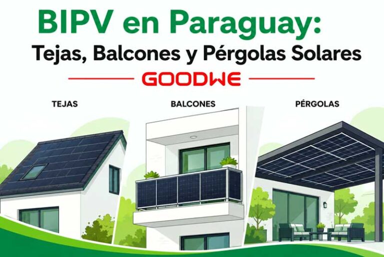 BIPV GoodWe en Paraguay: Tejas y Balcones Solares 2026