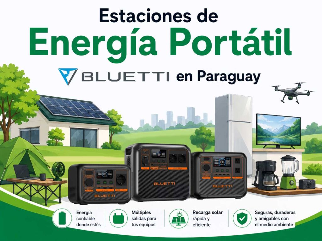Estaciones de Energía Portátil Bluetti en Paraguay - MP Energía Propia - Guia 2026
