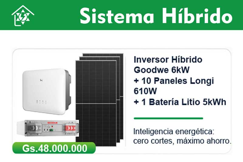 Kit Híbrido 6kW