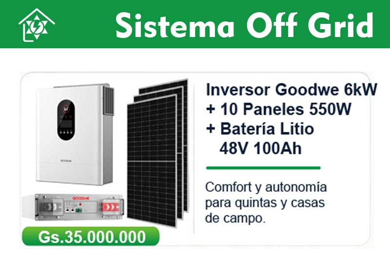 Kit OffGrid 6kW Estandar